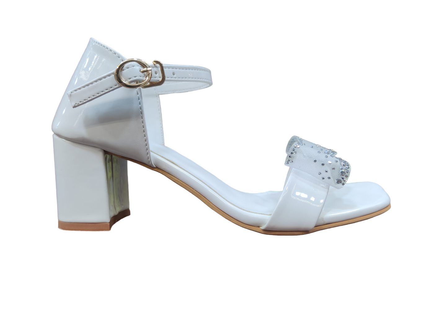 party wear white sandal