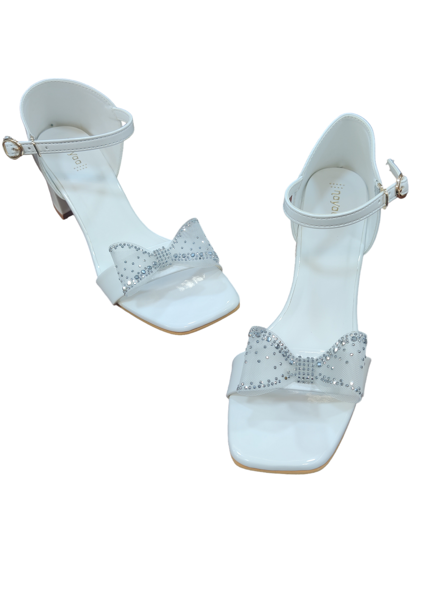 party wear white sandal